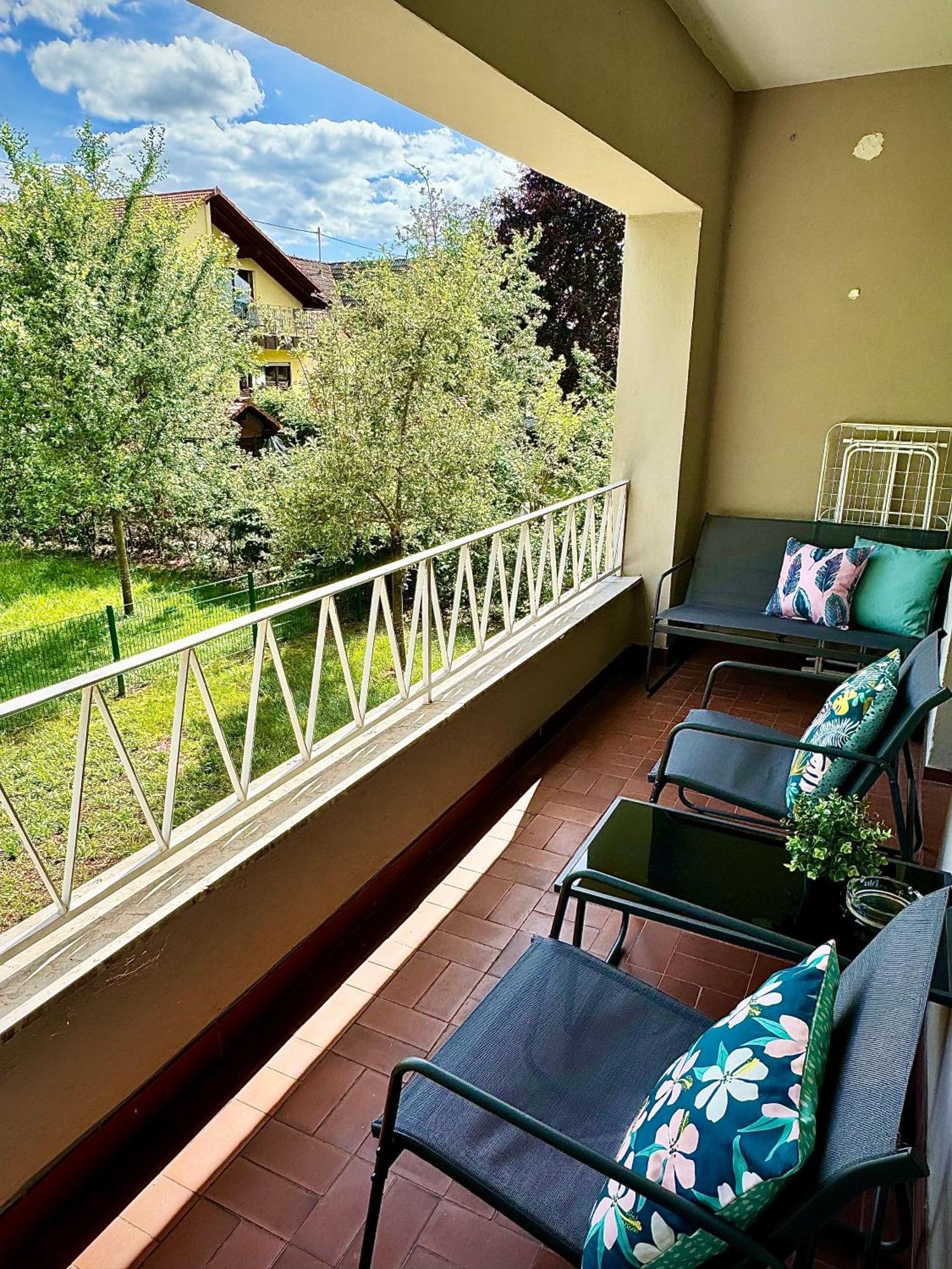Grosszuegiges Apartment Mit Balkon Fuer Monteure Und Feriengaeste 迪林根安得萨尔 外观 照片